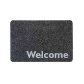 Astra Flocky Doormat D.201 40 x 60cm - Anthracite Welcome